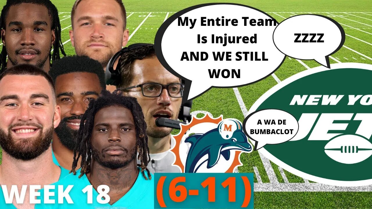 DOLPHINS VS PATRIOTS (WEEK 18) RECAP