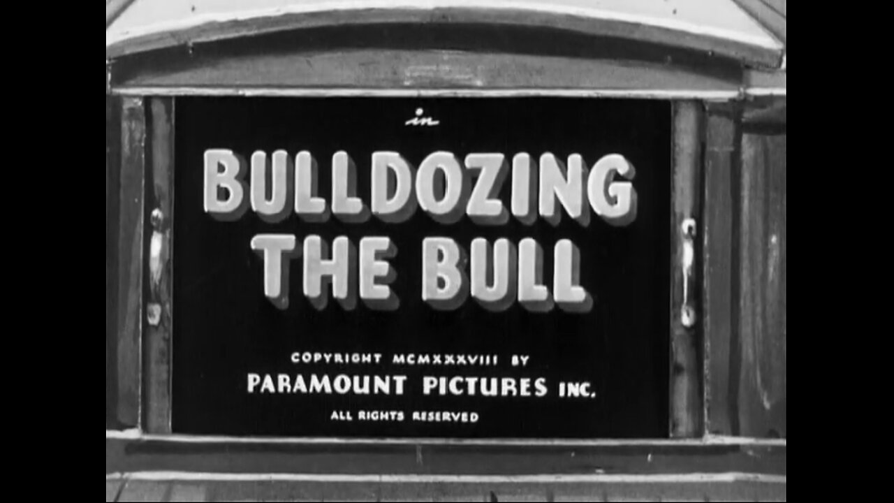 Popeye The Sailor - Bulldozing The Bull (1938)