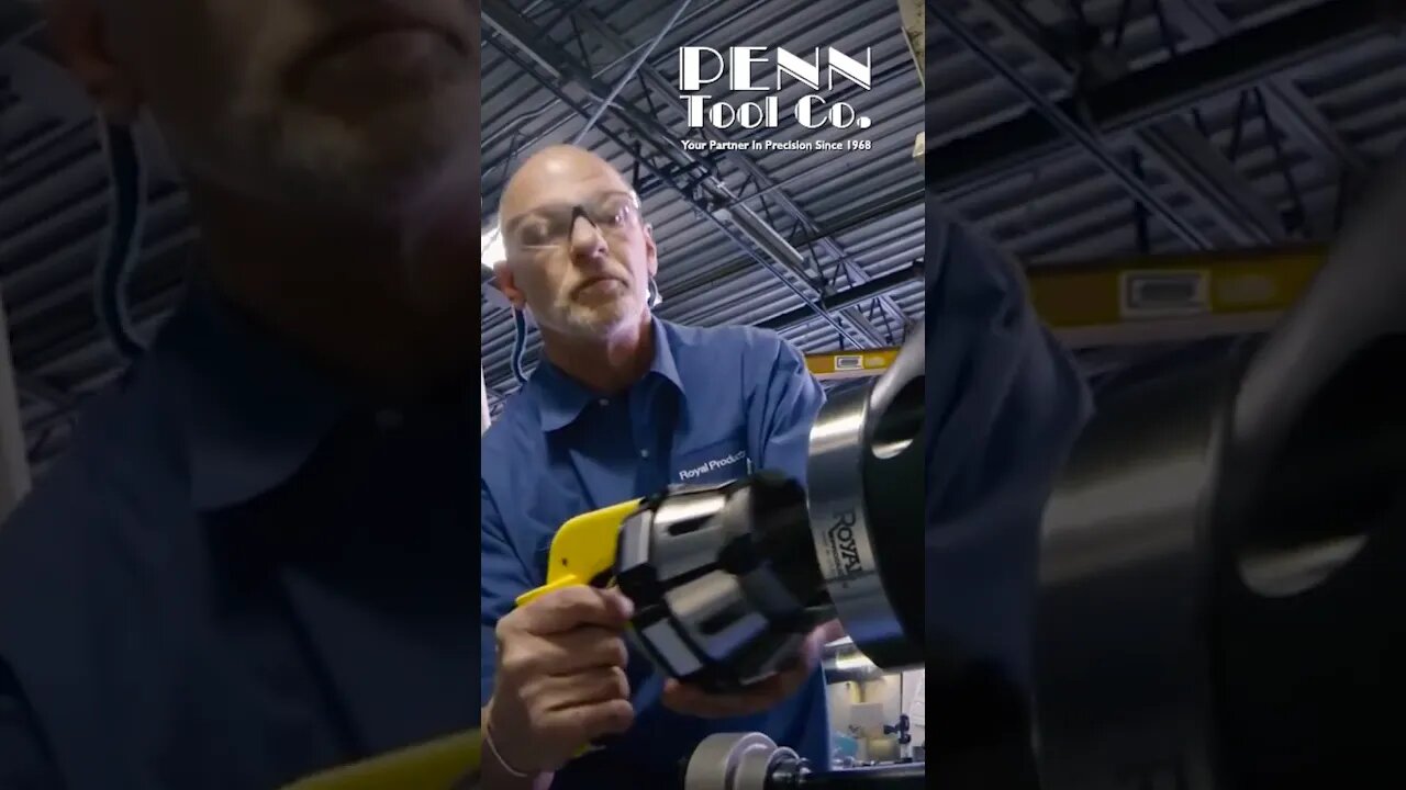 Changing a collet in just a few seconds…