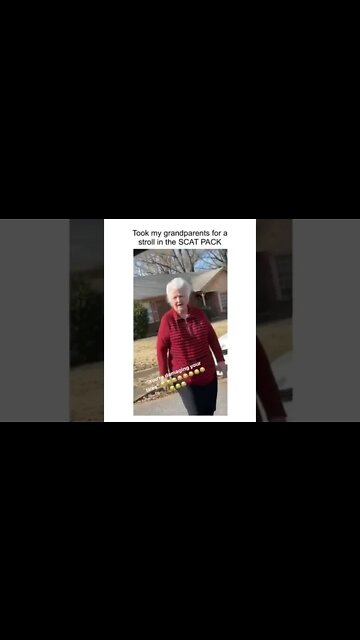 GRANDPARENTS TAKE OUT MY SCATPACK🥹🤣