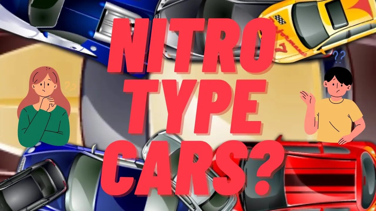 The first cars ever in Nitro type!