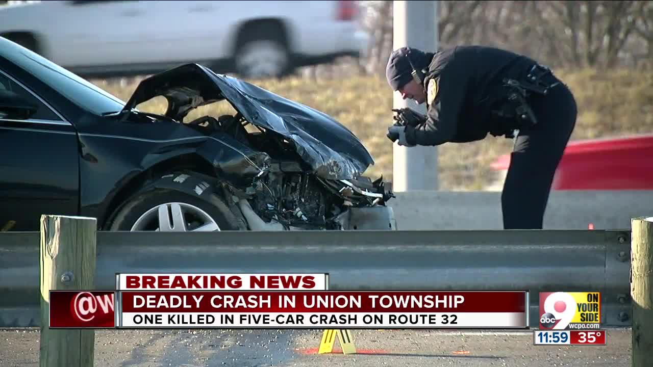 Deadly five-vehicle crash in Union Township