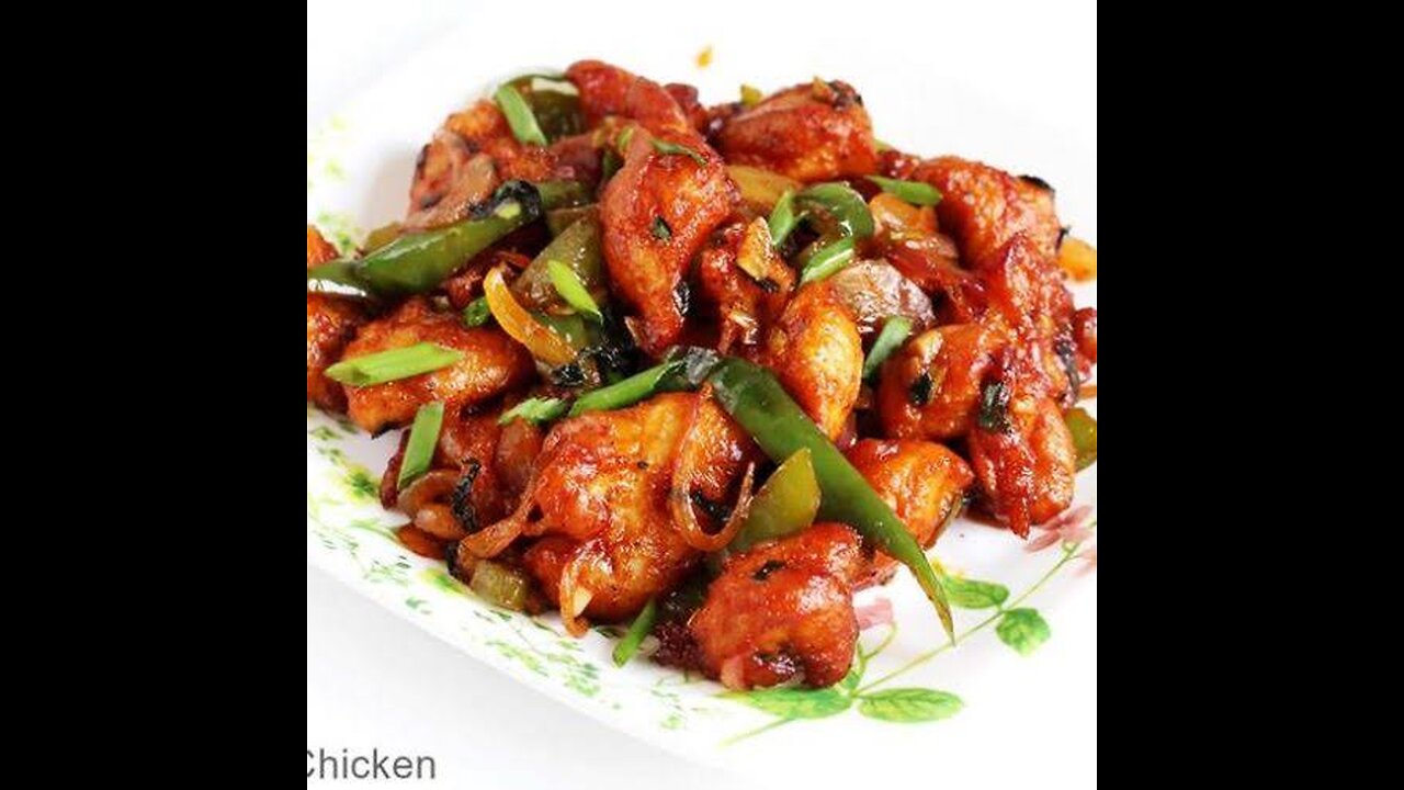 Restaurant Style Chilli Chicken ready in just 15 minutes.