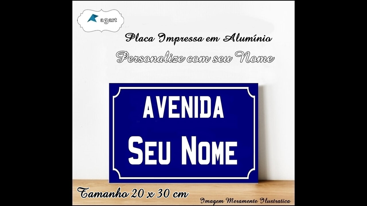 Você quer virar nome de rua?