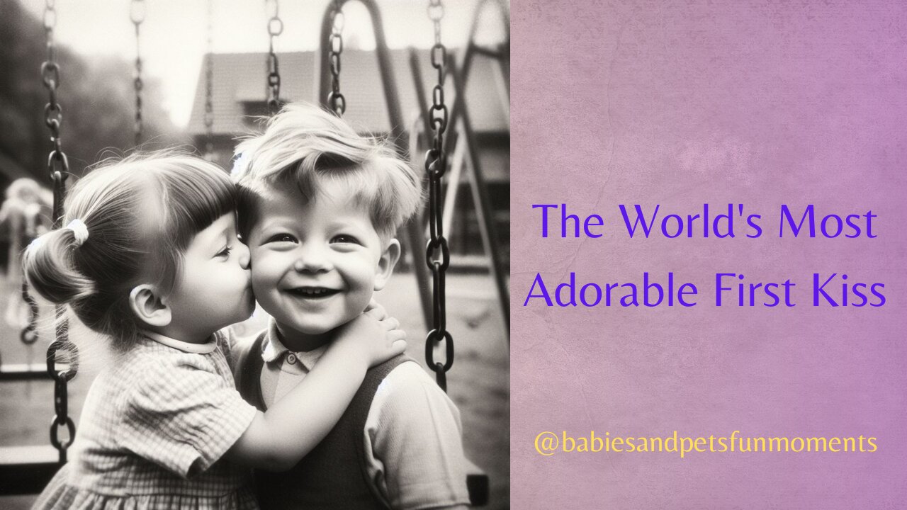 The World's Most Adorable First Kiss