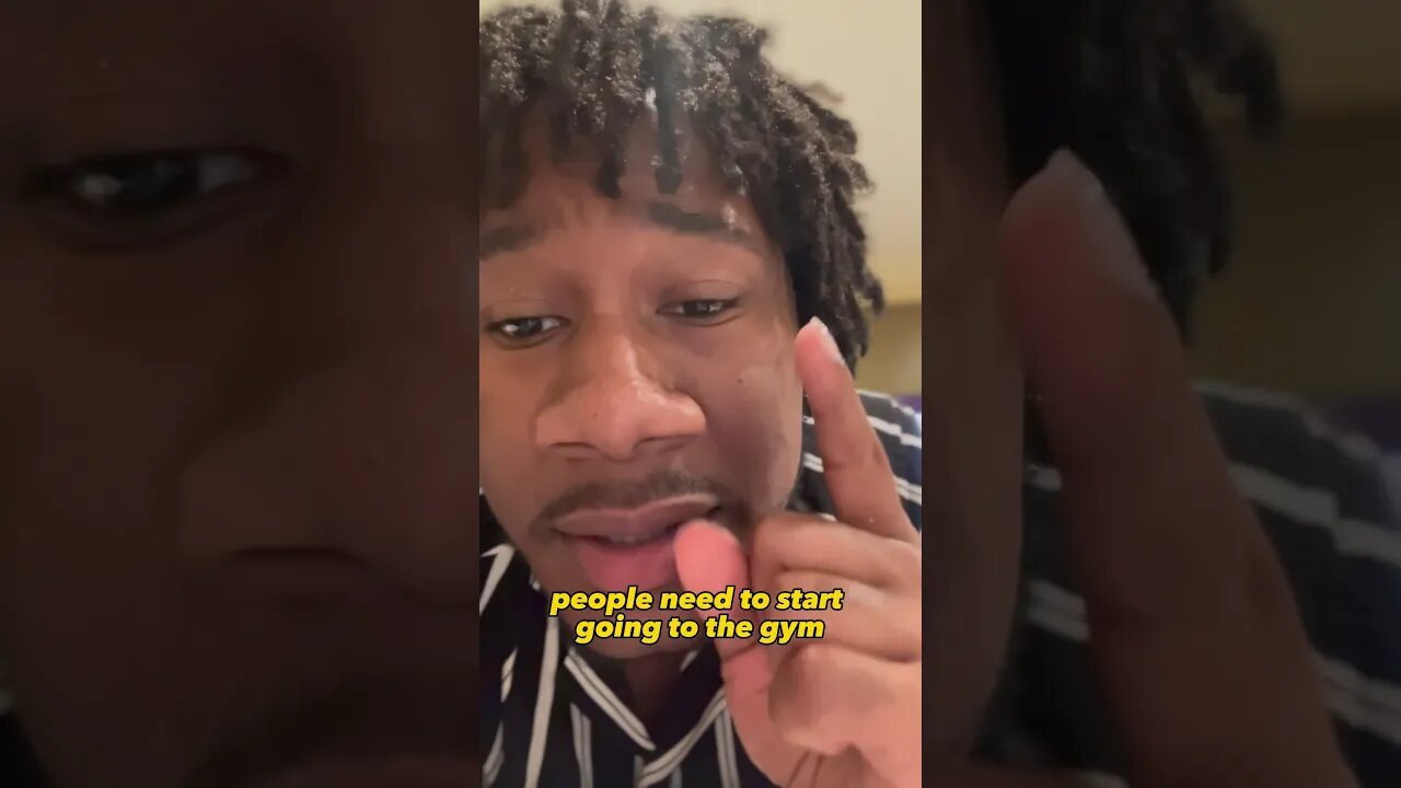 BLACK PEOPLE NEED TO START GOING TO THE GYM!
