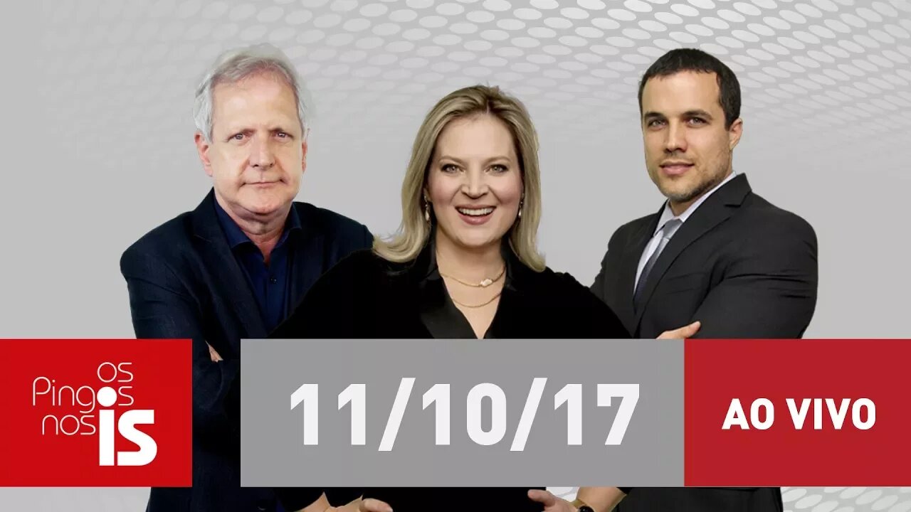 Assista na íntegra a "Os Pingos nos Is" desta quarta-feira (11/10/2017)