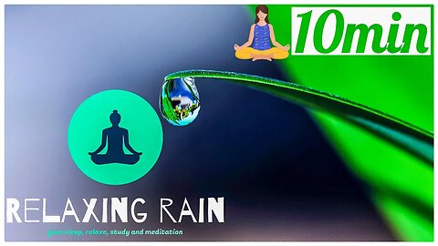 Holiday for your mind: 10 minutes of rain sounds with gong