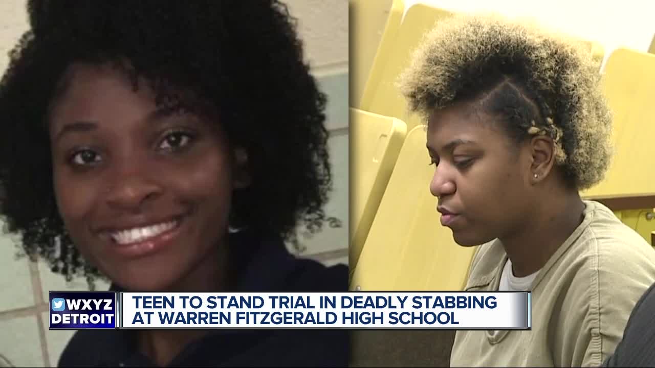 Teen to stand trial in deadly stabbing at Warren Fitzgerald High School