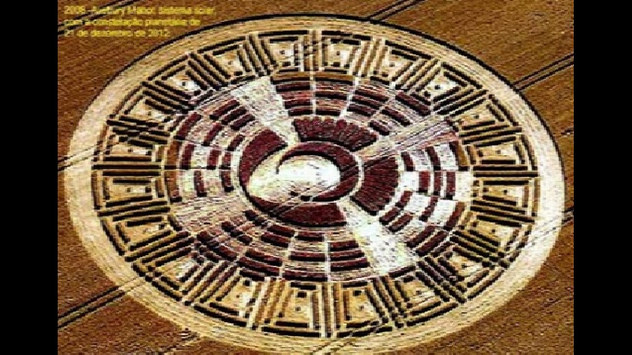 CROP CIRCLE Translation: "The fullness of life on Earth" (Cosmic Revelation)