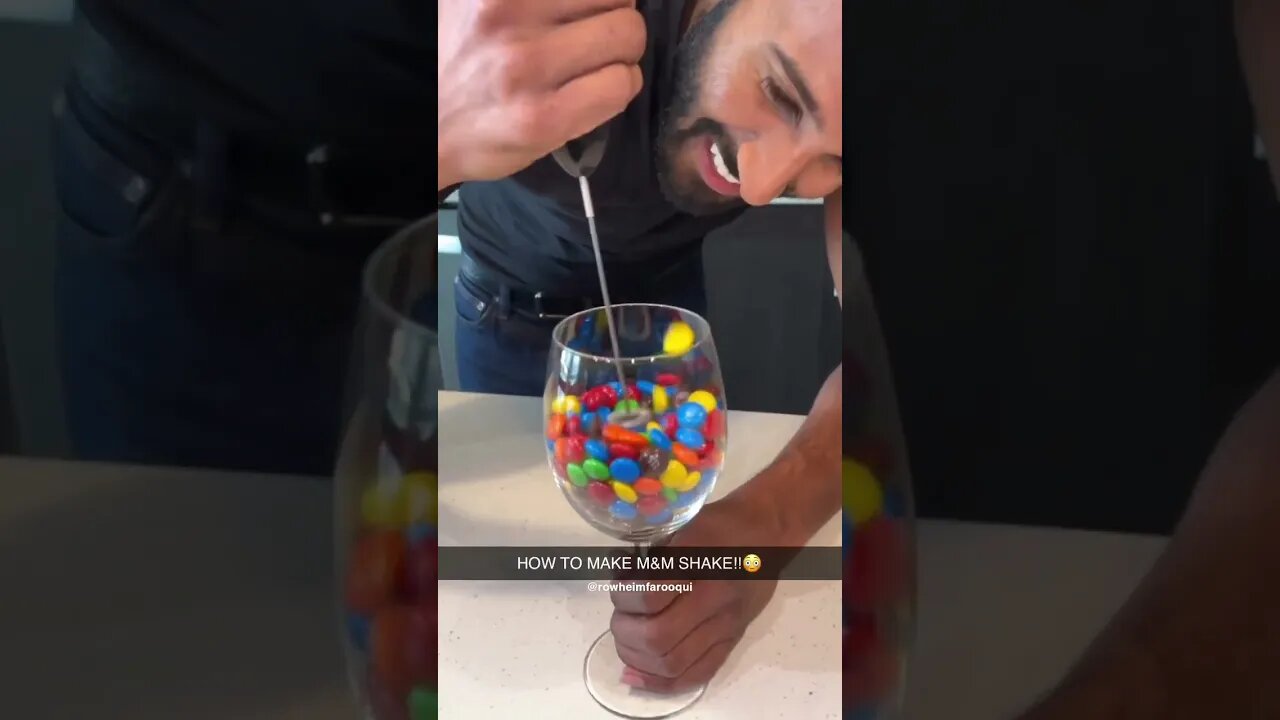 CRAZY M&M SHAKE!!😳#shorts