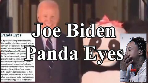 Joe Biden Panda Eyes