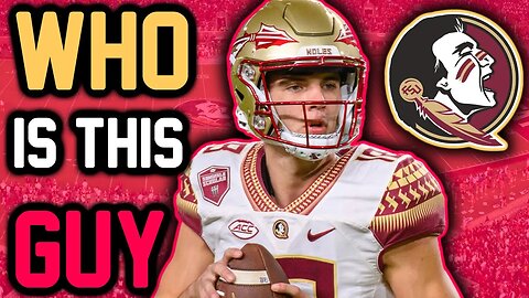 The BACKUP QB That Has To SAVE the FLORIDA STATE Football Season (Meet Tate Rodemaker)