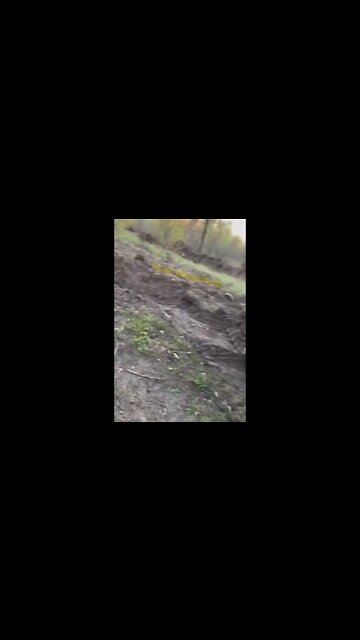 Ukrainian soldiers went near a Russian tank that blew up on a mine and were ambushed