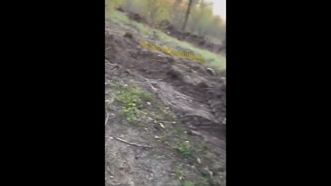 Ukrainian soldiers went near a Russian tank that blew up on a mine and were ambushed