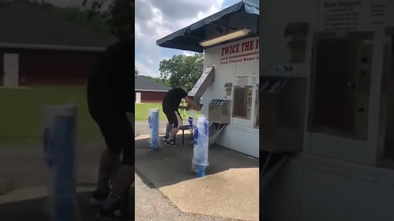Plastic bag for Twice the Ice prank