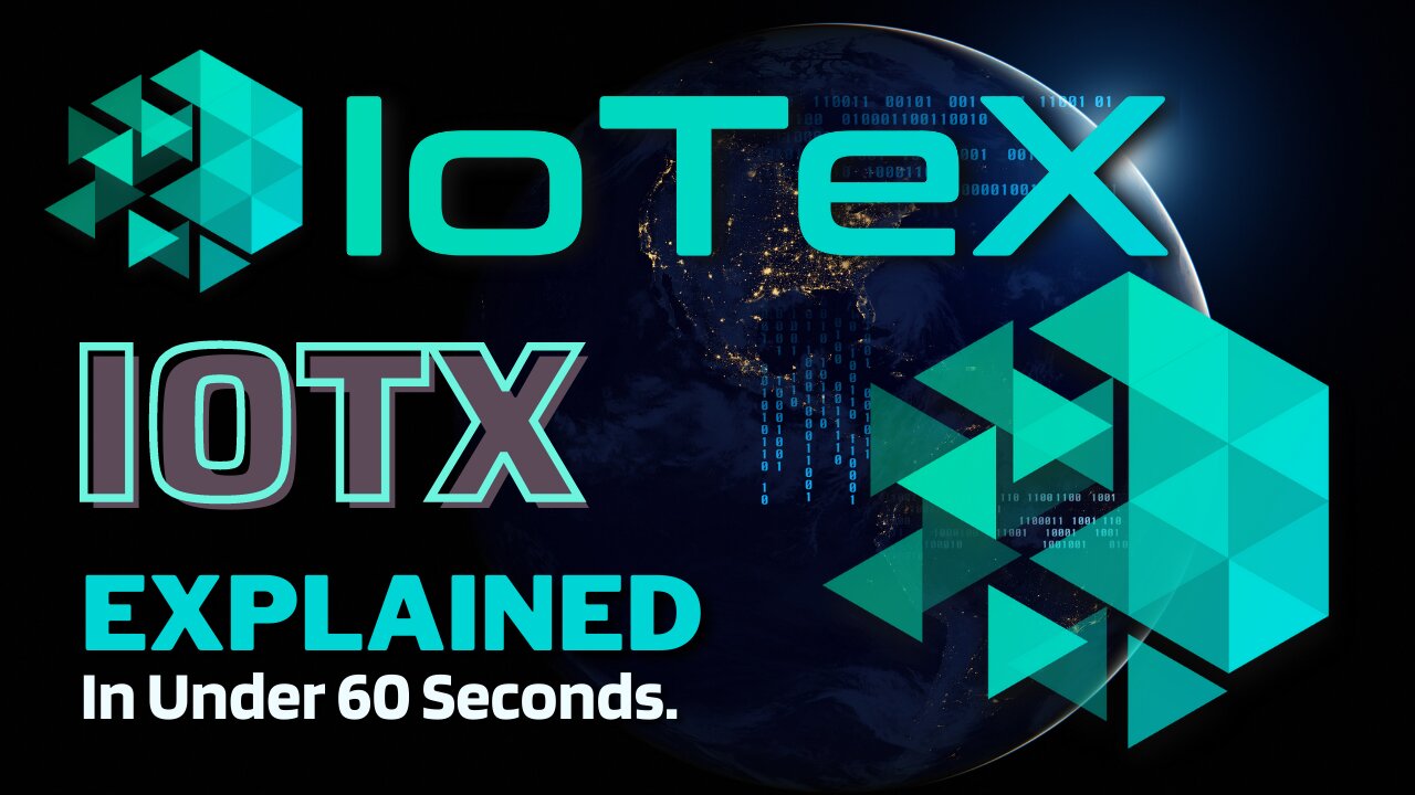 What is IoTeX (IOTX)? | IoTeX Crypto Explained in Under 60 Seconds