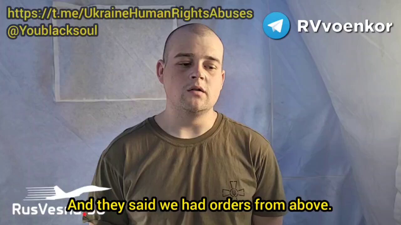 Ukrainian POW says his unit was ordered to continue a fight they couldn't win