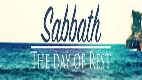 Sabbath Is A Day Of Rest, We All Need It