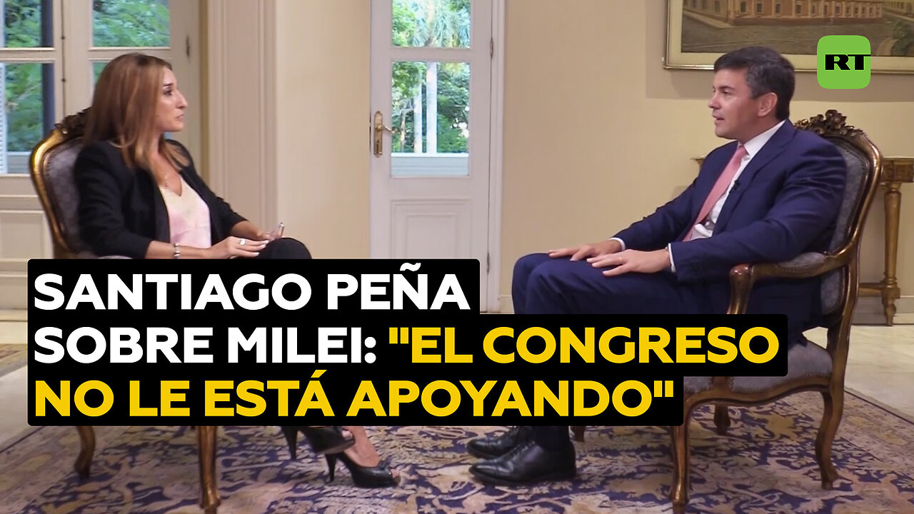 Santiago Peña: "Veo a Milei enfocado en atacar la raíz del problema" económico argentino