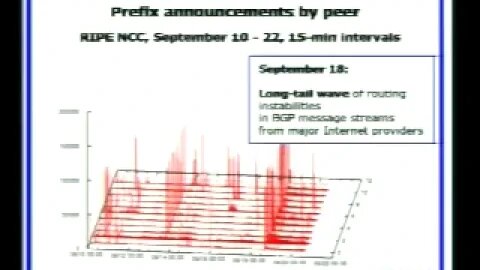 Global Routing Instabilities During Code Red II and Nimda Worm Propagation
