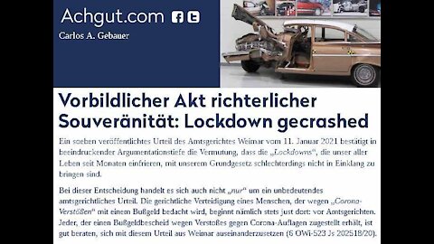 Lockdown gecrashed - Klatsche für Pathokraten