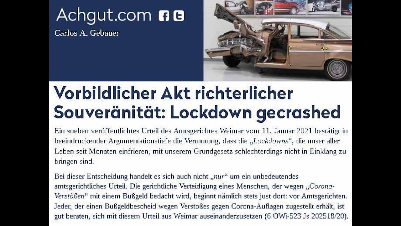 Lockdown gecrashed - Klatsche für Pathokraten