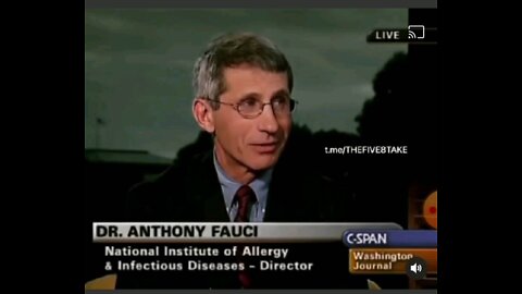 FAUCI TELLS TRUTH ABOUT VACCINES