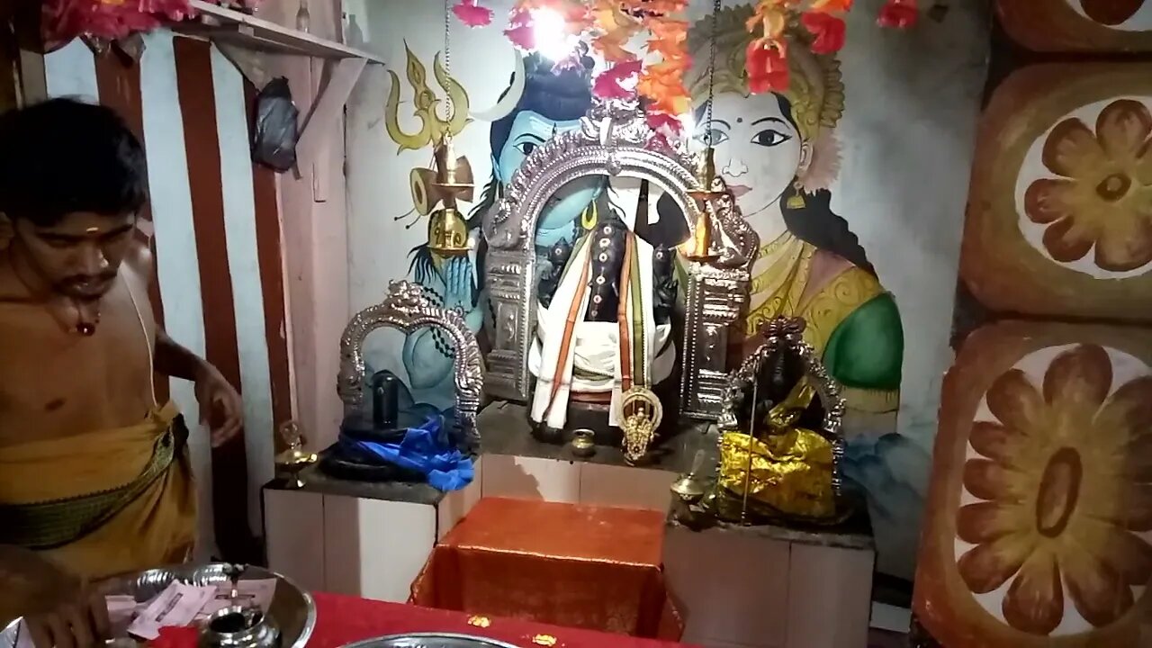 Shani dev and Ganapathi pooja at the temple