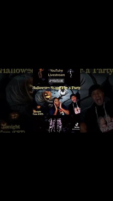 Halloween Livestream Tonight! 7pm CT #shorts | Asia and BJ