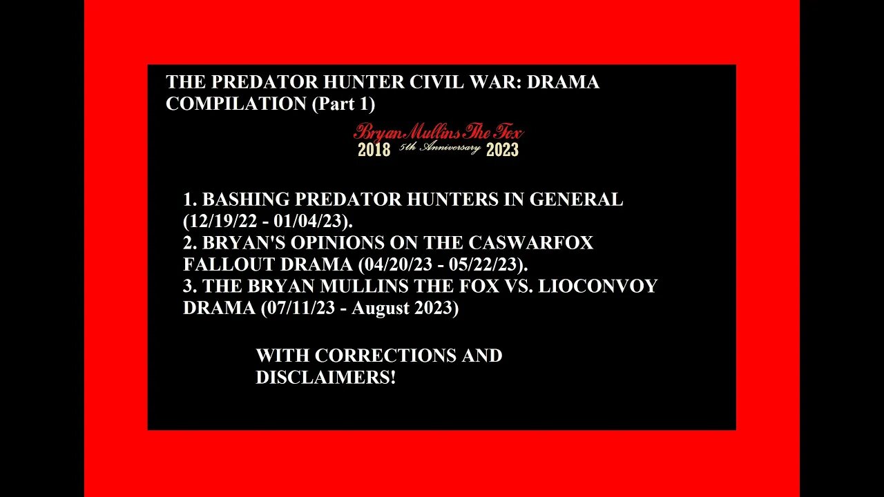 Bryan Mullins The Fox's The Predator Hunter Civil War Drama Compilation (Part 1)