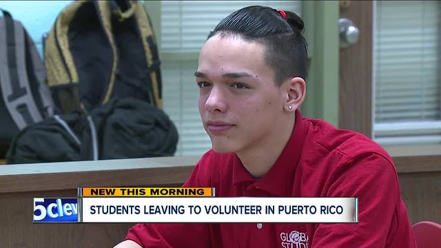 CMSD students travel to Puerto Rico to help those in need