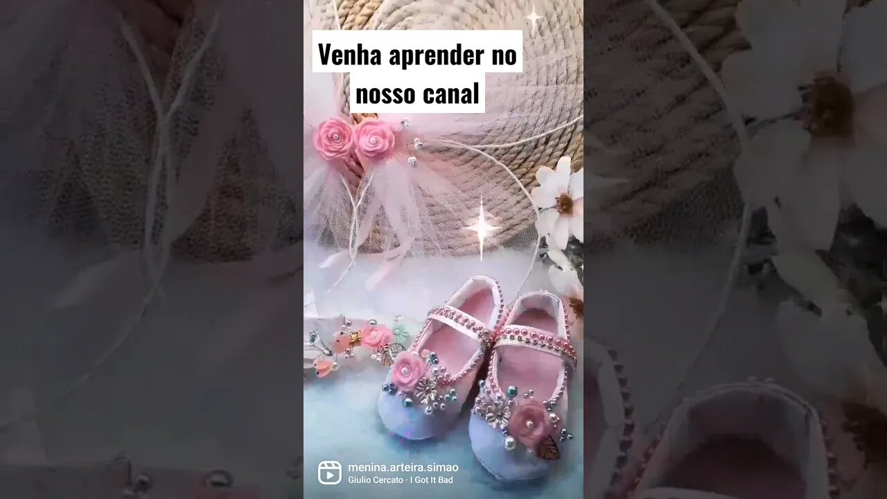 Se inscreva e ative 🔔 p/ notificação #moldegratis #sapatinhodebebe #enxovaldobebê #costuracriativa
