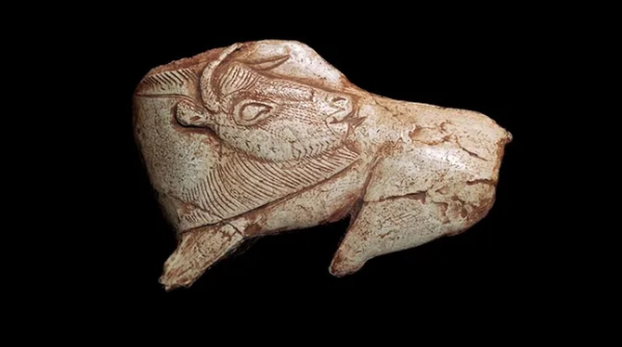 14,000-Year-Old Lifelike Bison Carving Found: Crafted from a Prehistoric Weapon