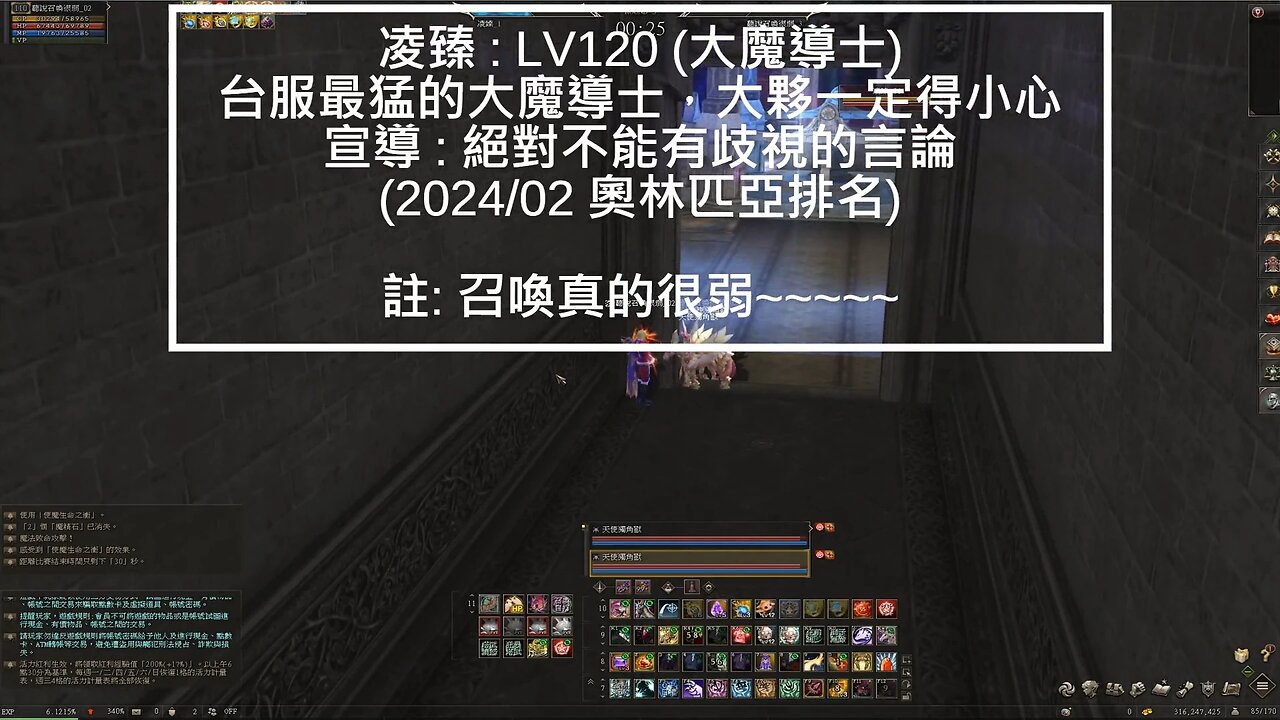 新天堂2 (Lineage2) 嫩召喚 OP記錄 2024-03-W3