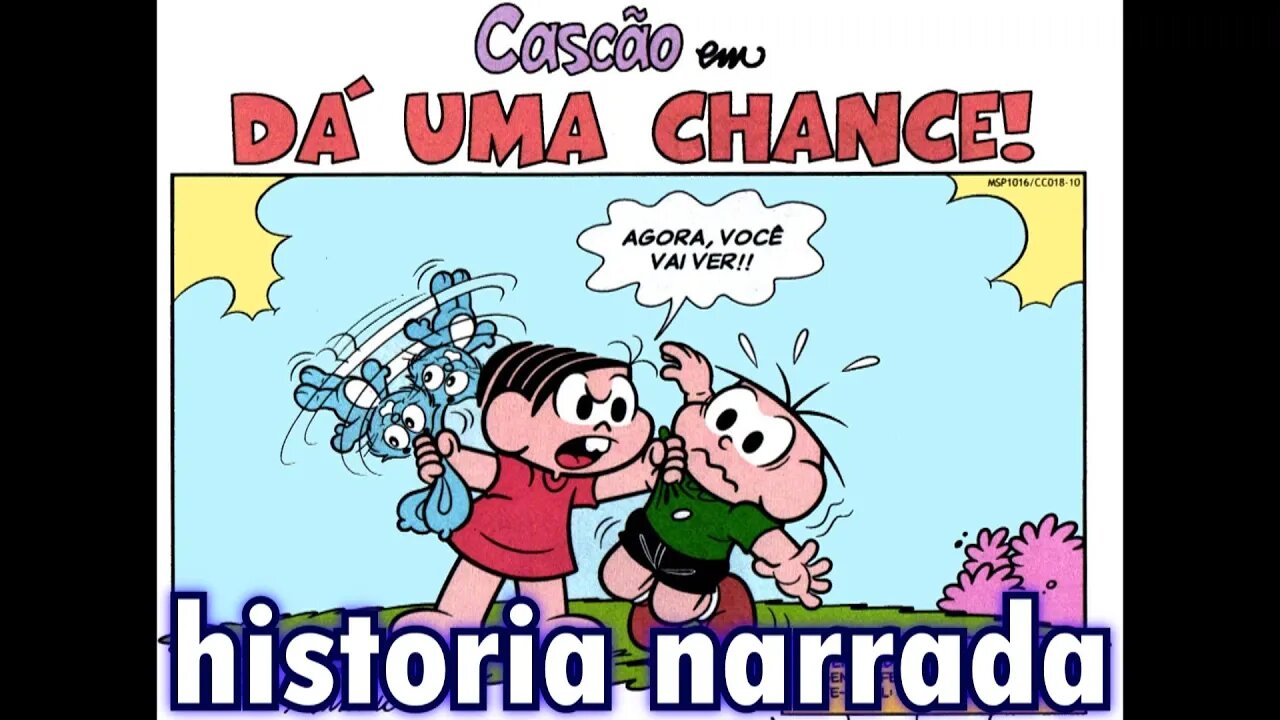 Cascão em-Dá uma chance! | Gibis do Rapha