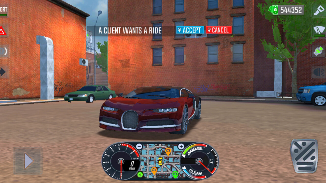 Bugatti Chiron VIP UBER DRIVER - Taxi Sim 2022 Evolution