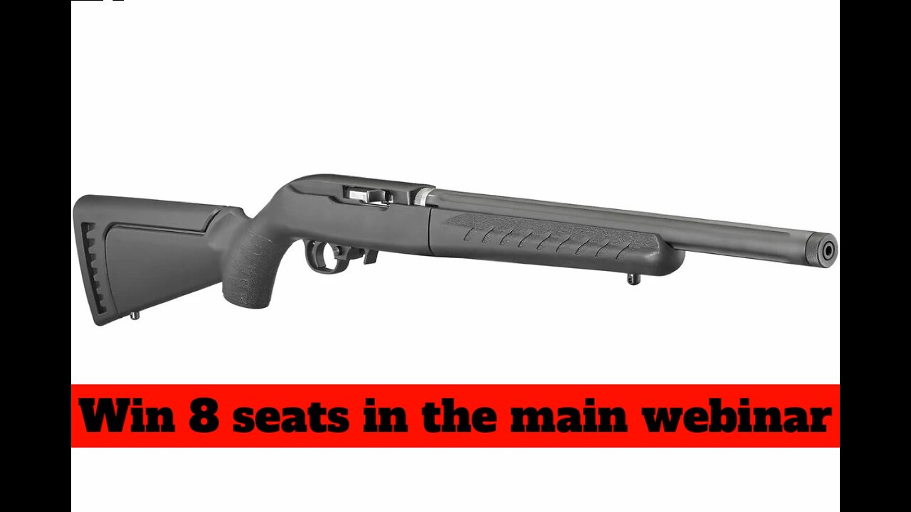 Ruger 10/22 Takedown #21133 MINI #1 for 8 seats in the Main Webinar