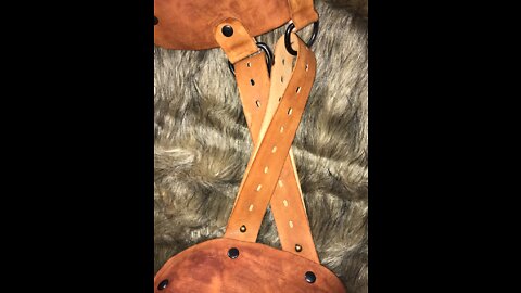 FINAL STRAPS ASSEMBLY, ADJUSTABLE DBL SHOULDER HOLSTERS