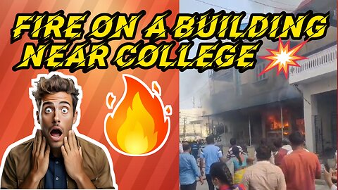 "Massive Fire Breaks Out in Building – Full Details and Updates"💥☠️💀