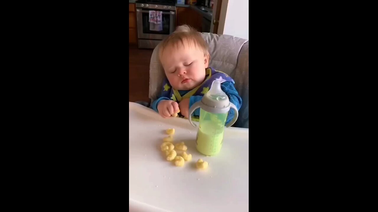 Baby sleeping during eating snacks #babiescrushofficial #shorts #cute #funnybaby #babylaughing