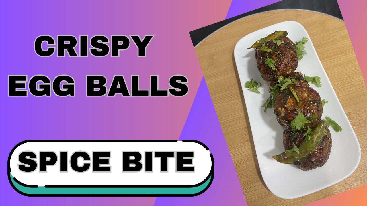 Crispy Egg Balls Recipe | Snack Recipe For Kids By Spice Bite By Sara