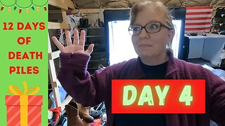 DAY 4 Reseller Death Pile VLOG Christmas Thrifting Listing eBay Poshmark Mercari