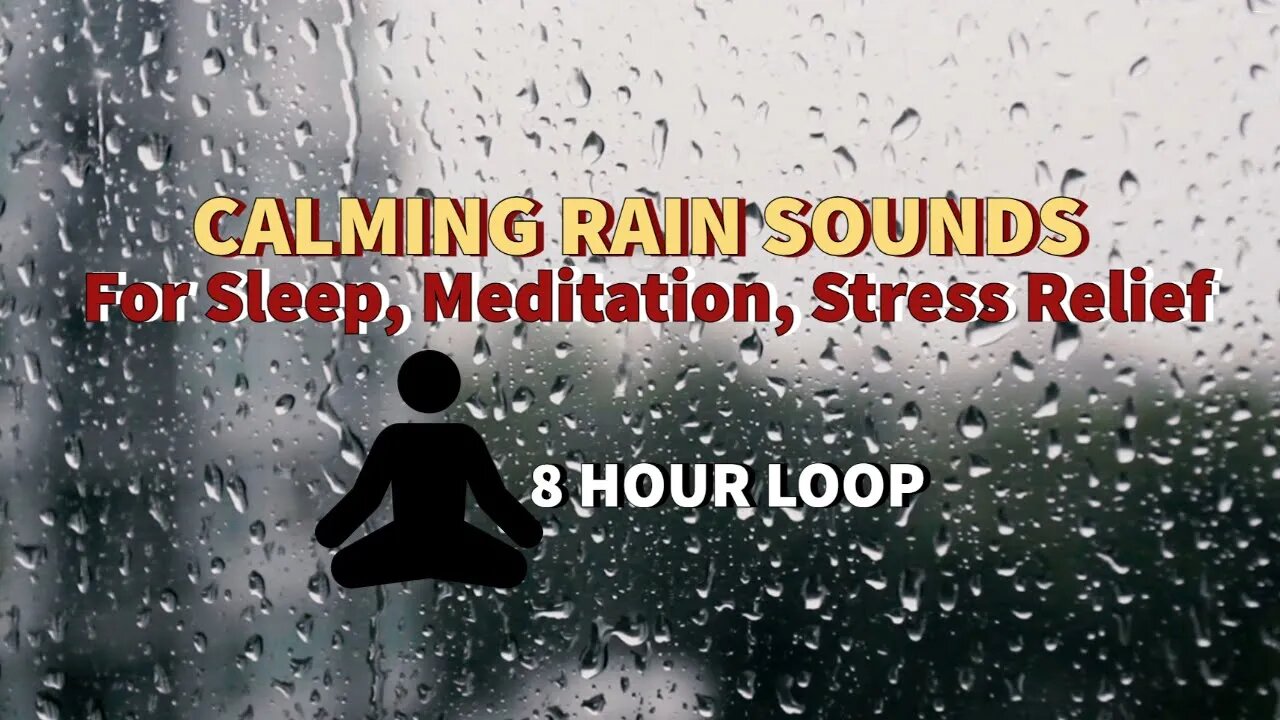 Rain Sounds For Studying, Yoga, Meditation, Stress Relief 24/7 LIVE