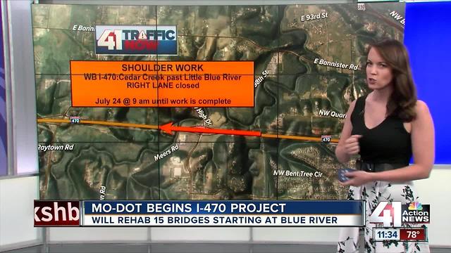 Bridge work begins on I-470