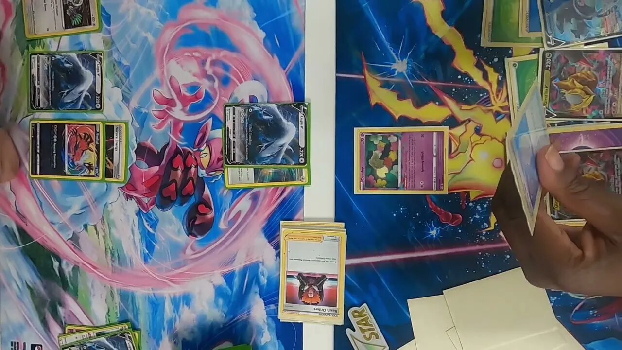 Giratina VStar vs Lugia VStar at @pocketsloths7162 | Pokemon TCG