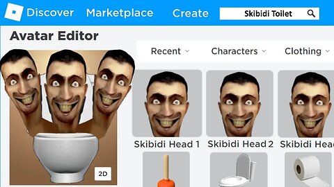 Making SKIBIDI TOILET a Roblox Account