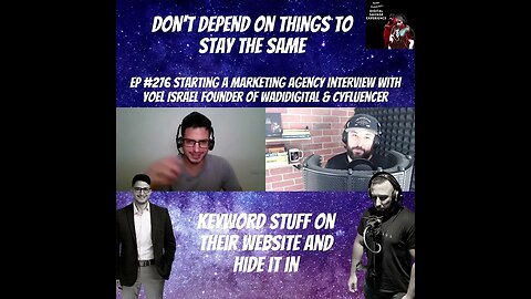 Don't Depend on Things to Stay The Same - Ep 276 Starting A Marketing Agency Interview Yoel Israel