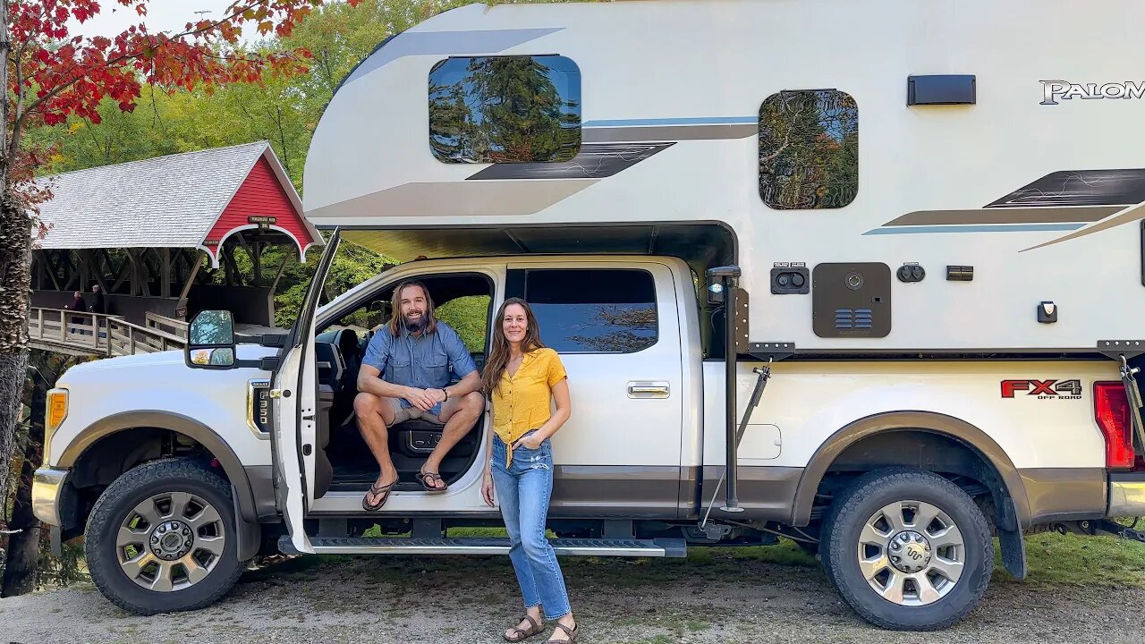 Autumn Adventure in New England Living in a Truck Camper