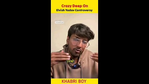 Crazy Deep On Elvish Yadav vs Maxtern Controversy 😱| #shorts #viral #elvishyadav #youtubeshorts
